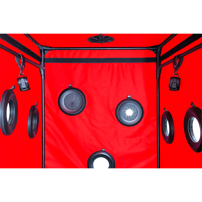 Arredo bondage kink club Scandale nero e rosso di Secret Dome, immagine 2