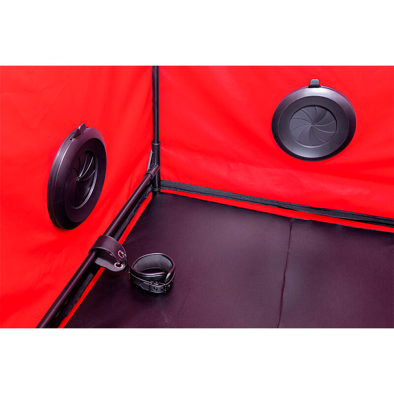 Arredo bondage kink club Scandale nero e rosso di Secret Dome, immagine 14