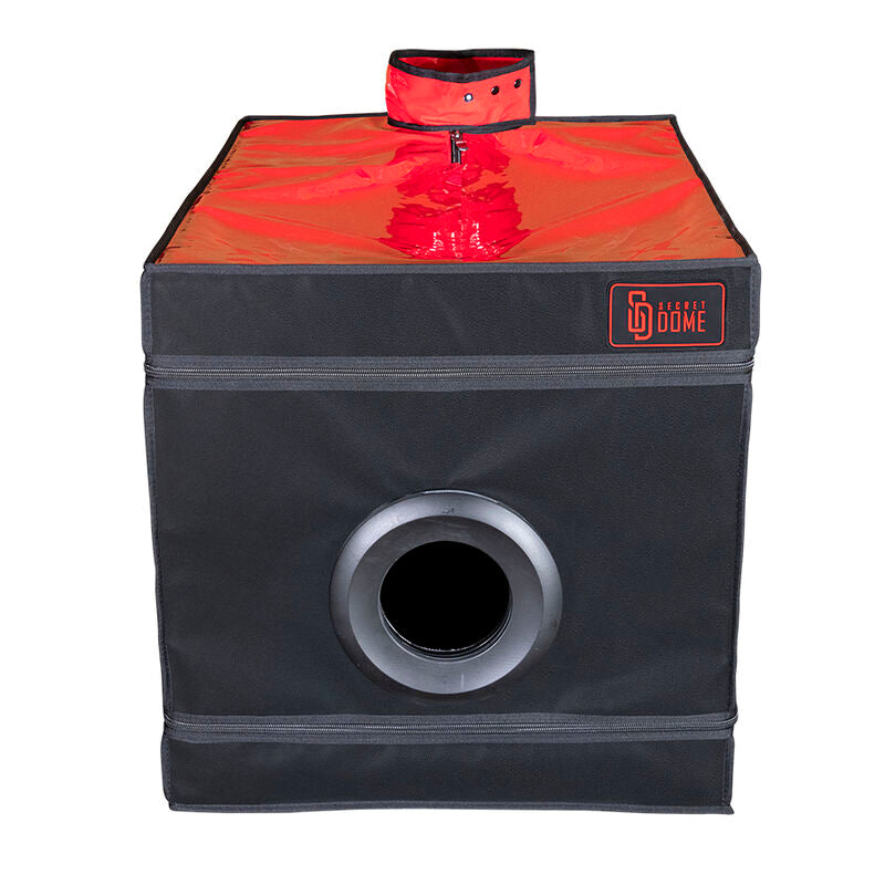 Kink club la Niche Cabin nero e rosso di Secret Dome, immagine 5