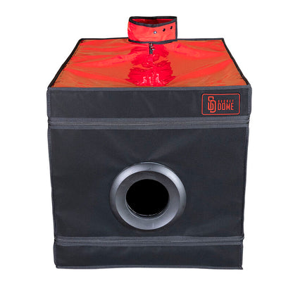 Kink club la Niche Cabin nero e rosso di Secret Dome, immagine 5