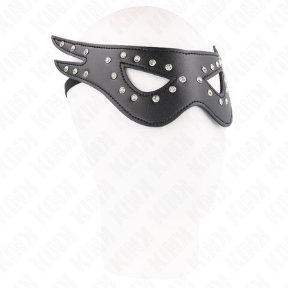 Maschera sexy in similpelle modello 2 27 x 13 cm di Kink