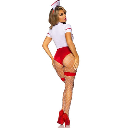 Costume da infermiera sexy Rosso/bianco M di Leg Avenue, immagine 8