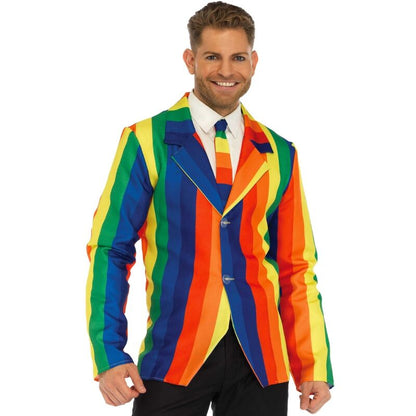 Completo intimo blazer e cravatta Rainbow S di Leg Avenue