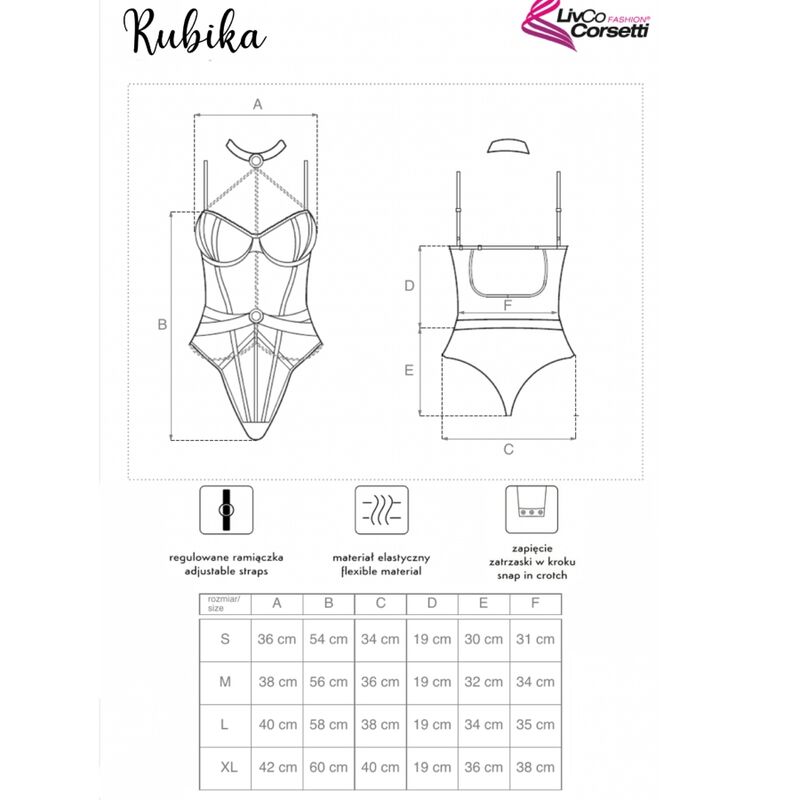 Abito sexy Melisenda Cf 1709 accappatoio e camicia e perizoma nero S di Livco Corsetti Fashion, immagine 4