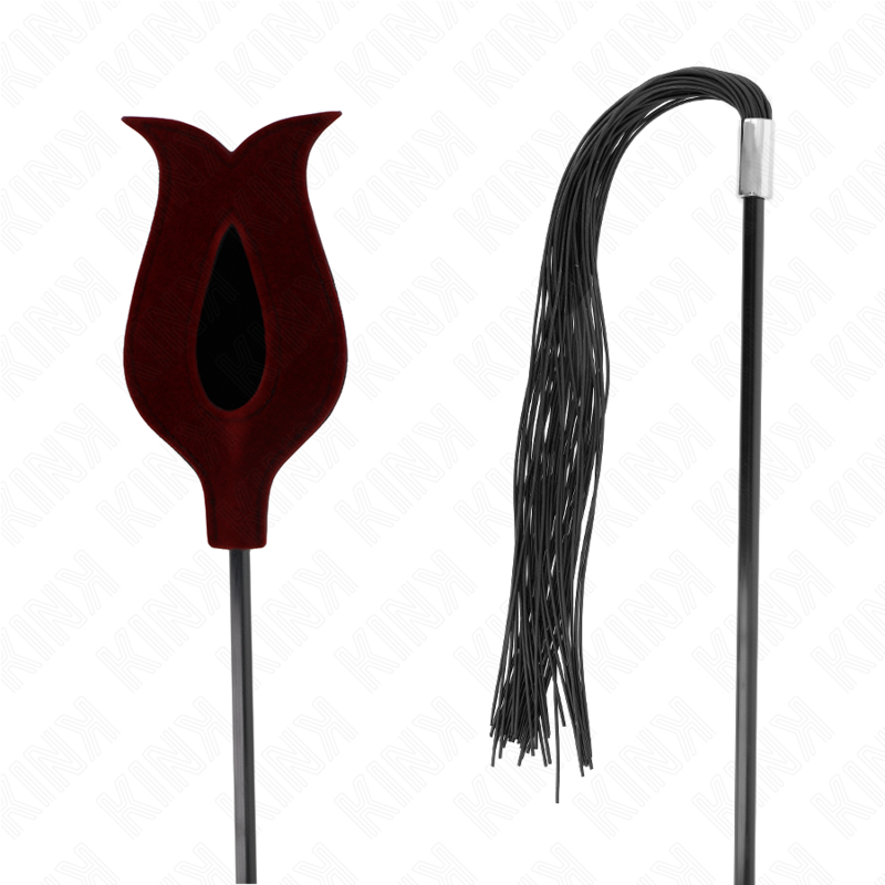 Frustino in silicone forma rosa 45 cm di Kink, immagine 5