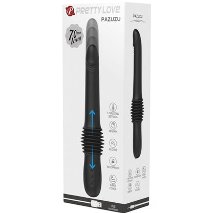 PRETTY LOVE - VIBRATORE PAZUZU 3 MODALITÀ DI SPINTA NERO