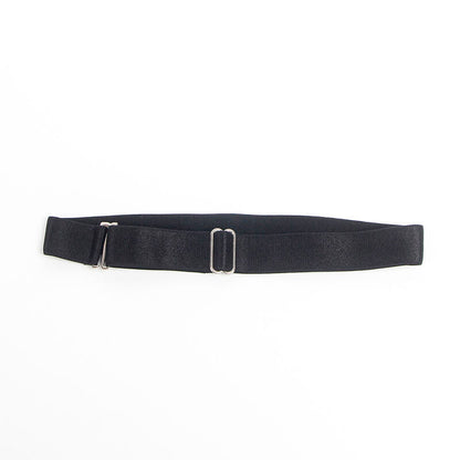 SUBBLIME - 955380 ABITO CON SPALLINE IN PELLE NERA L/XL