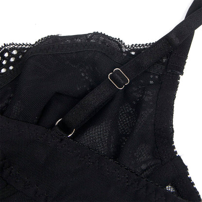 SUBBLIME - 955625 BODY IN PIZZO CON CHIUSURA INFERIORE NERO L/XL