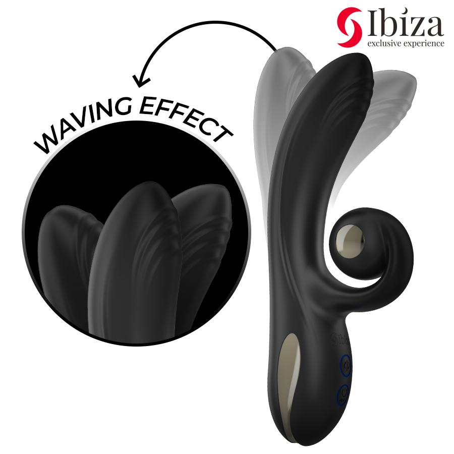 Vibratore Twister con stimolatore curva e Vibro-rotazione di Ibiza, immagine 3