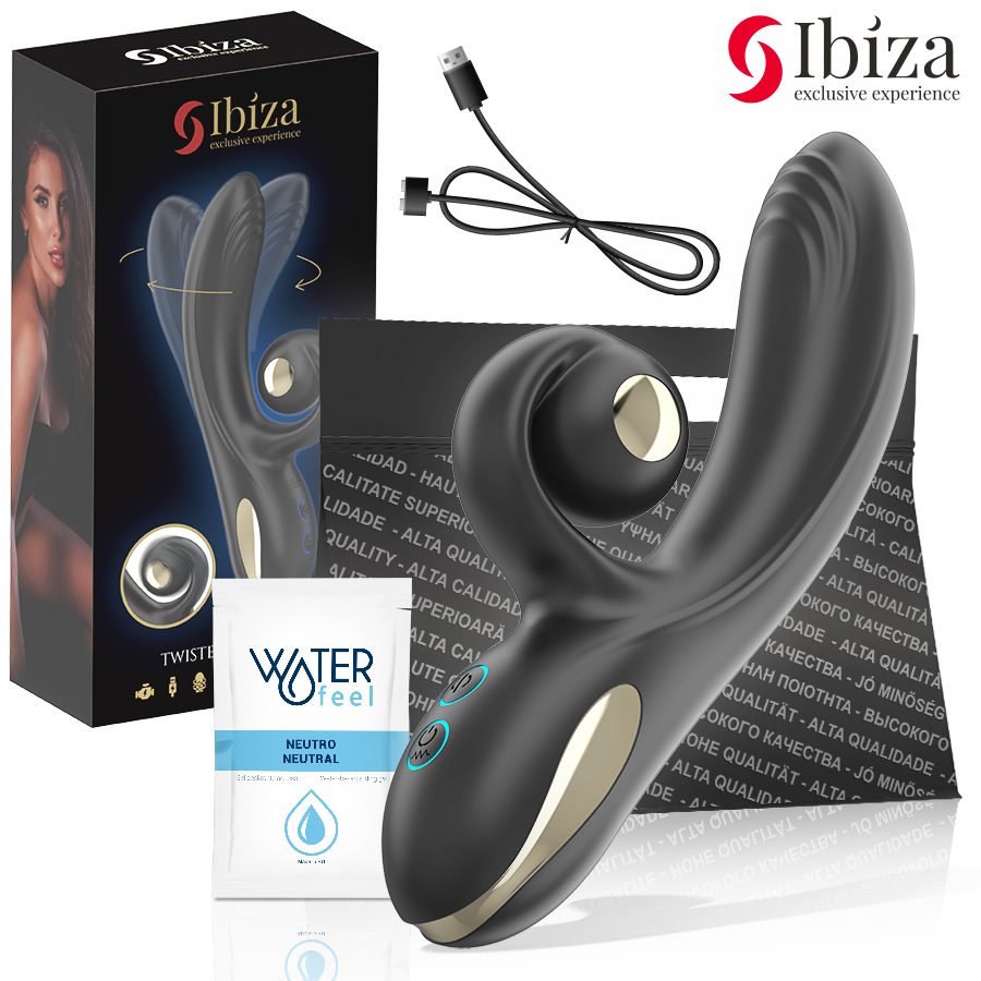 Vibratore Twister con stimolatore curva e Vibro-rotazione di Ibiza