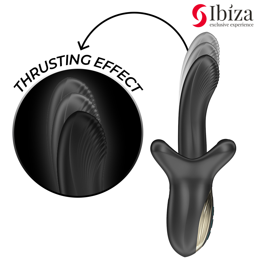 Vibratore potente con effetto spinta e morso di Ibiza, immagine 5