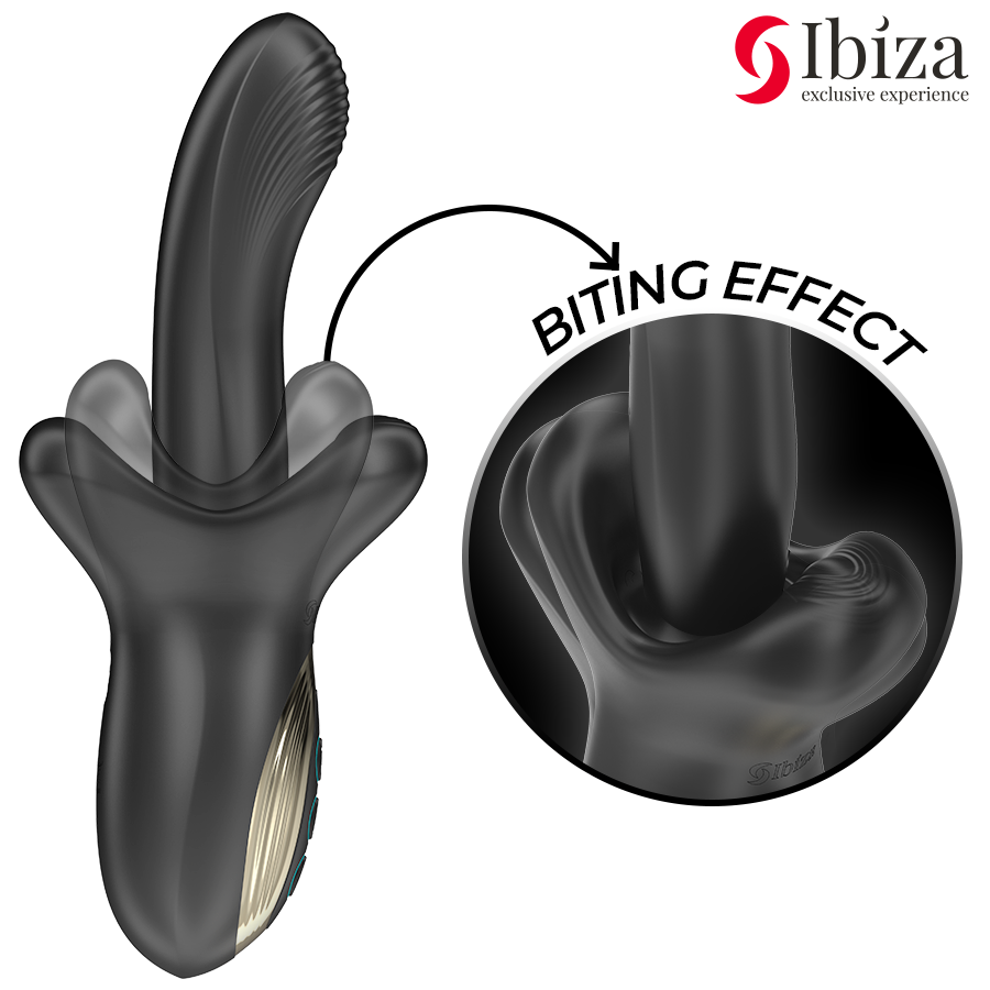 Vibratore potente con effetto spinta e morso di Ibiza, immagine 3