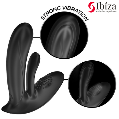 Vibratore indossabile con stimolazione del punto g e del clitoride con telecomando di Ibiza, immagine 2