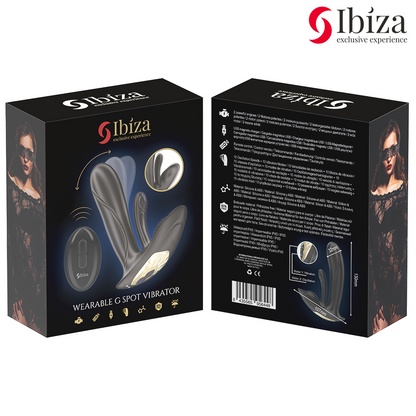 Vibratore indossabile con stimolazione del punto g e del clitoride con telecomando di Ibiza, immagine 6