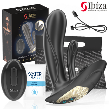 Vibratore indossabile con stimolazione del punto g e del clitoride con telecomando di Ibiza
