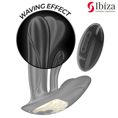 Vibratore indossabile con stimolazione del punto g e del clitoride con telecomando di Ibiza, immagine 4