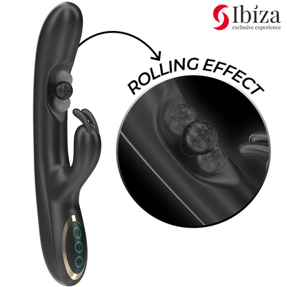 Vibratore rabbit con perla Potente rotante massaggiante di Ibiza, immagine 3