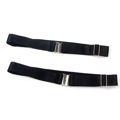 Accessorio sexy fibbie regolabili nere di Subblime, immagine 2