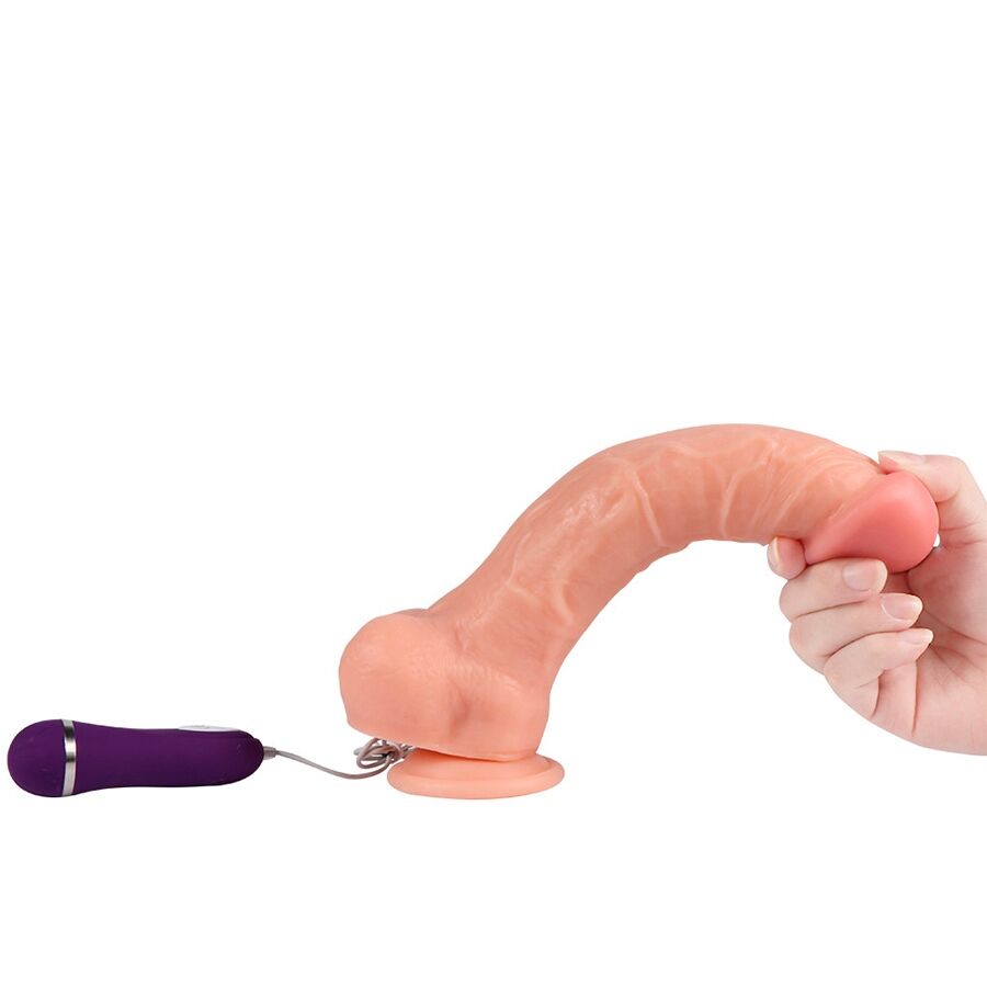 Dildo Apolo vibratore con telecomando 24,5 cm di Shequ, immagine 5