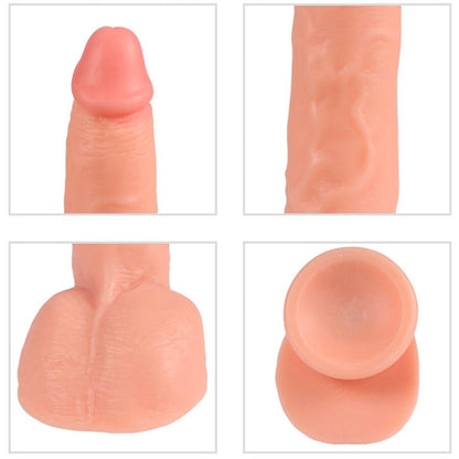 Dildo vibrante bestia con telecomando 24,5 cm di Shequ, immagine 6
