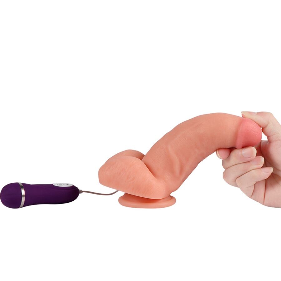 Dildo vibratore Aquila rossa con telecomando 17 cm di Shequ, immagine 5