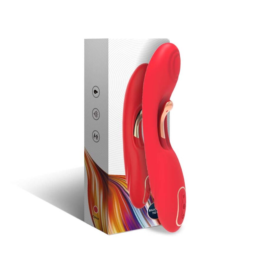 Vibratore con lingua oscillante rosso di Armony