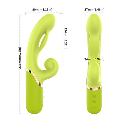 Gonfiatore punto a per stimolatore vibratore verde di Armony, immagine 5