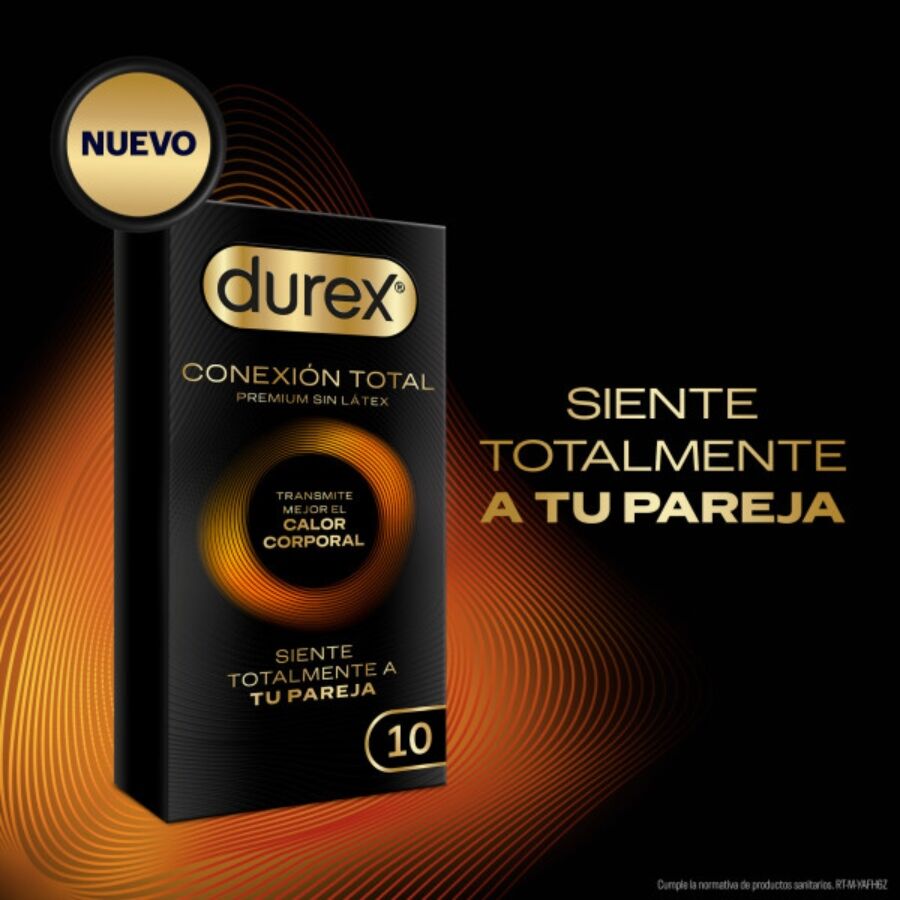 Preservativi total connection ultra fine plus senza lattice 10 unità di Durex, immagine 2