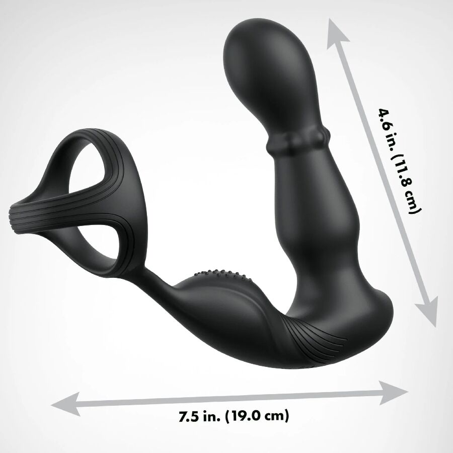 Anello anale vibrante e massaggiatore con telecomando di Collezione Anal Fantasy Elite, immagine 4