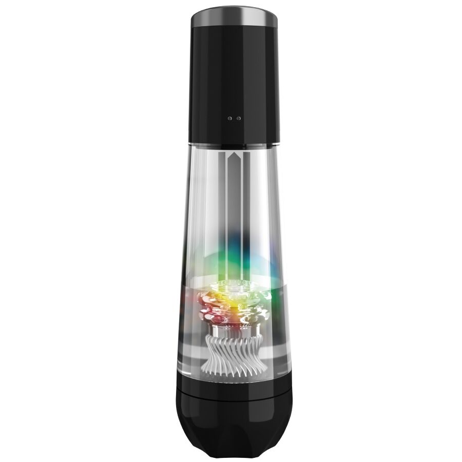 Masturbatore Viewtube max View automatico con aspirazione trasparente di PDX Elite, immagine 3