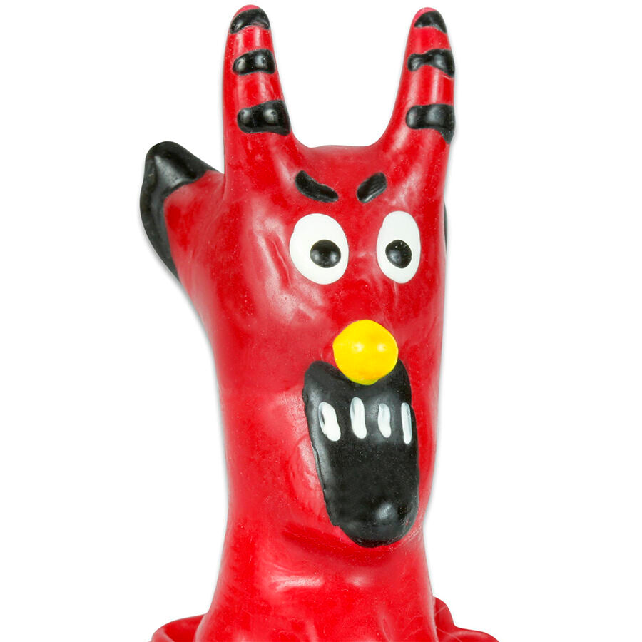 Preservativi dipinti a mano red devil di Condomerie, immagine 2