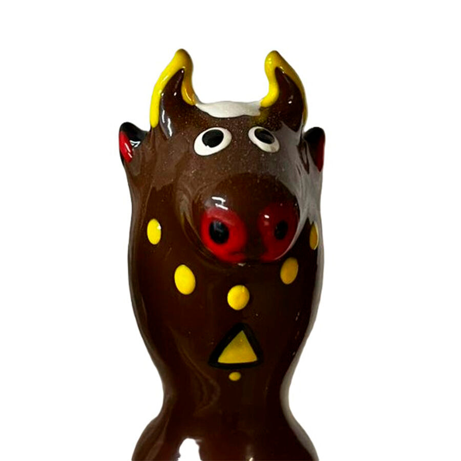 Preservativi dipinti a mano bull black modello 2 di Condomerie