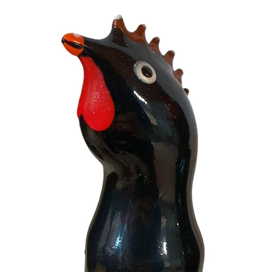 Preservativi dipinti a mano gallo nero di Condomerie