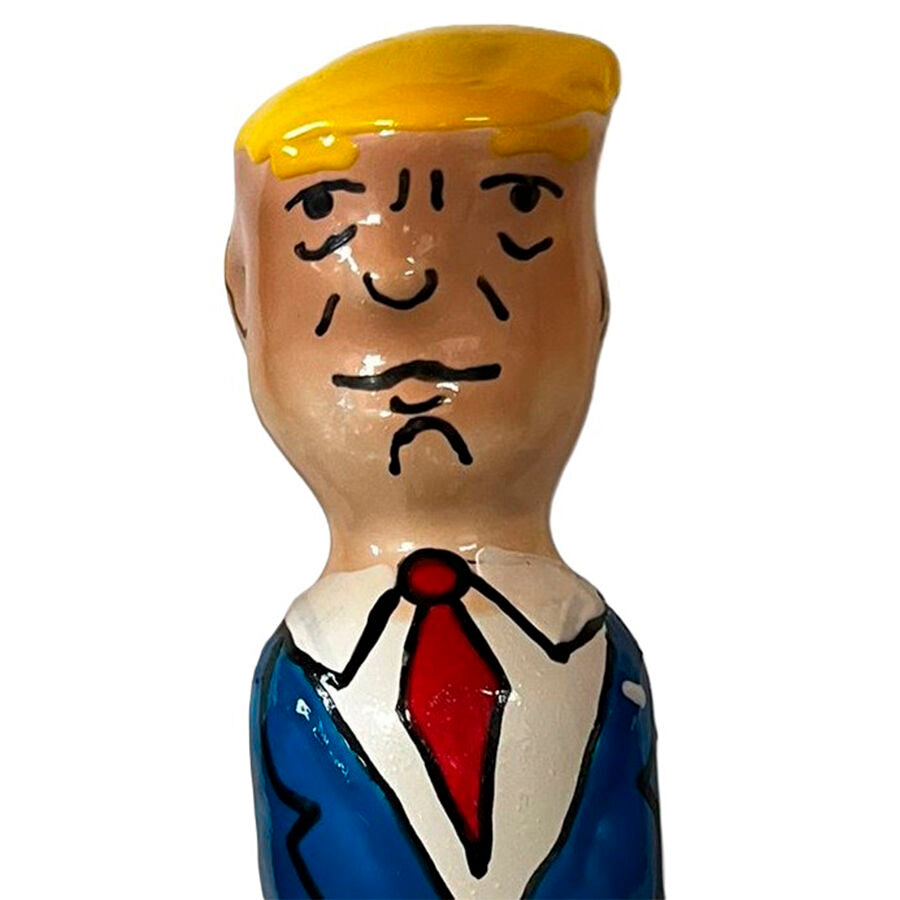 Preservativi dipinti a mano Grumpy Trump di Condomerie