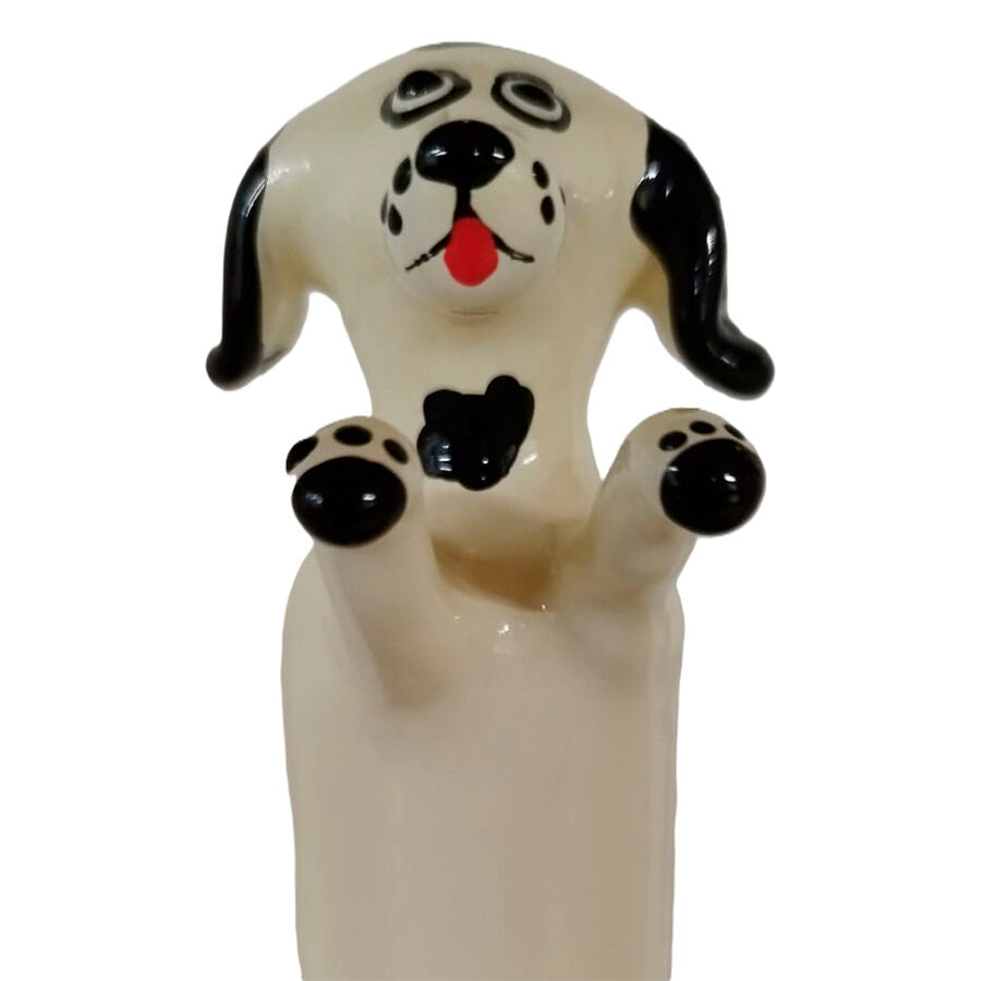 Preservativi dipinti a mano happy white Dog XL di Condomerie