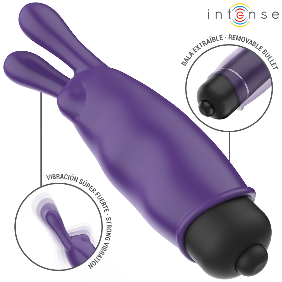 Bullet Mystic vibrating viola 8,7 x 2,4 cm di Intense, immagine 3