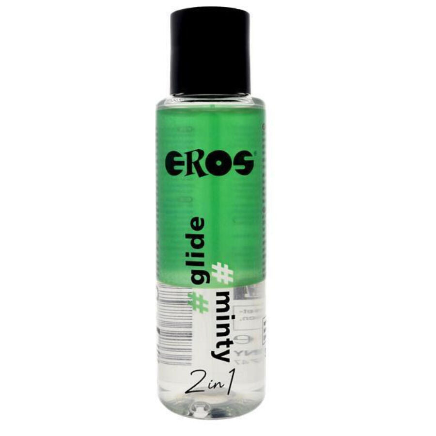 2 in 1glide Minty lubrificante a base di silicone 100 ml di Eros