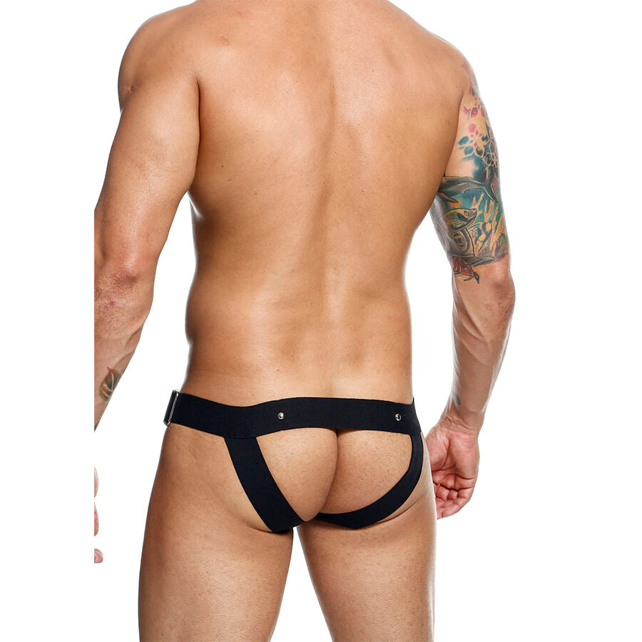 Jockstrap con anello per il Dngeon pene taglia unica di MOB, immagine 5