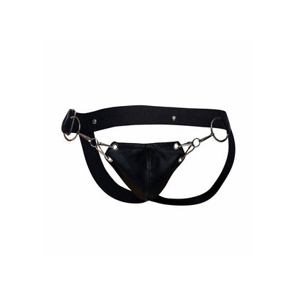 Jockstrap Dngeon nero a pressione taglia unica di MOB, immagine 7