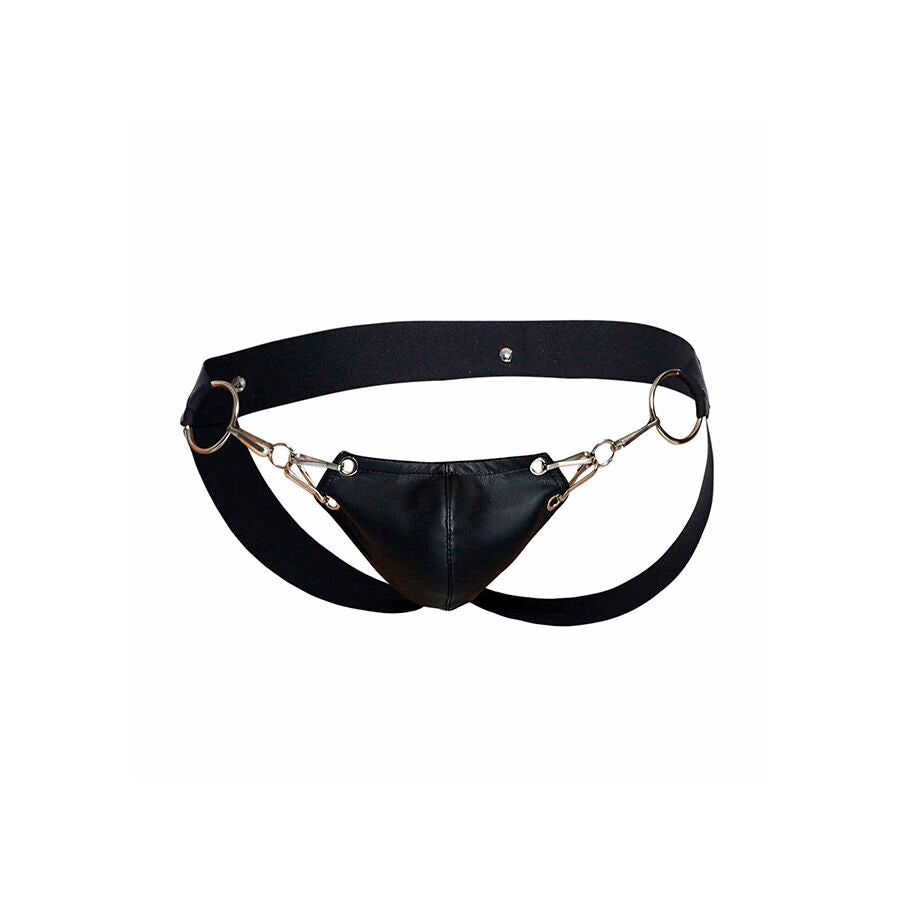 Jockstrap Dngeon nero a pressione taglia unica di MOB, immagine 6