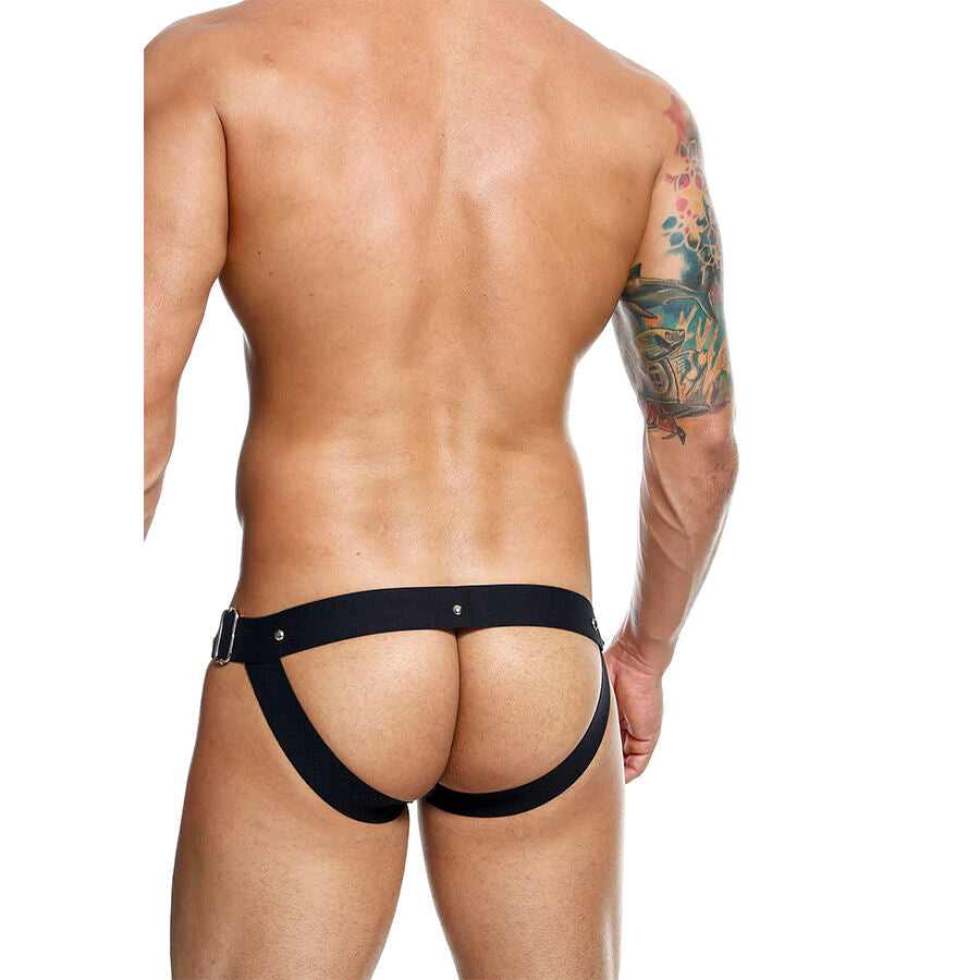 Jockstrap Dngeon nero a pressione taglia unica di MOB, immagine 4