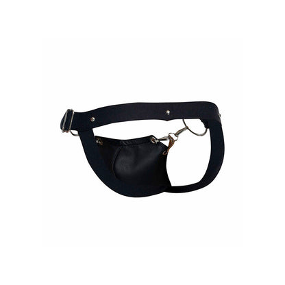 Jockstrap Dngeon nero a pressione taglia unica di MOB, immagine 10