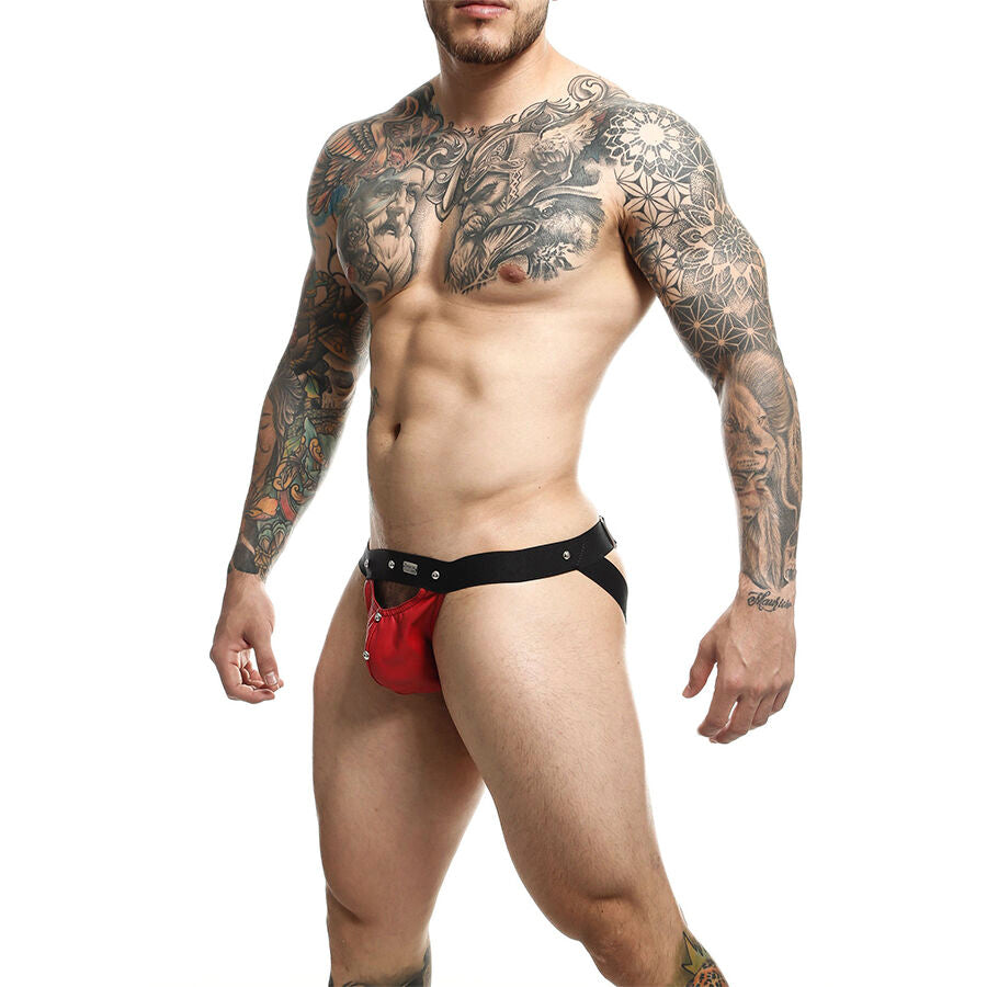 Jockstrap Dngeon Athlete rosso taglia unica di MOB, immagine 2