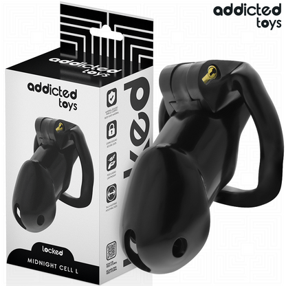 Gabbia per pene Mindnight Cell taglia L di Addicted Toys Locked