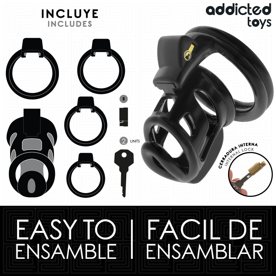 Gabbia per pene Gilden Cage 8,5 cm di Addicted Toys Locked, immagine 4