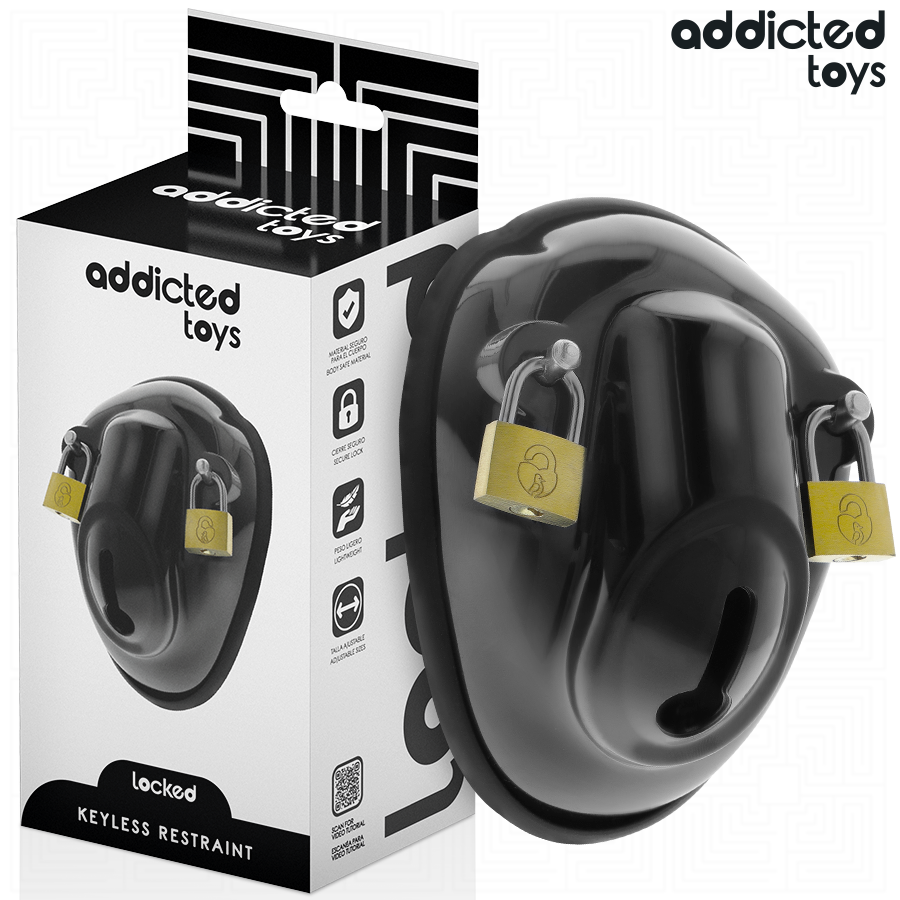 Gabbia per pene senza chiave 11,5 cm di Addicted Toys Locked