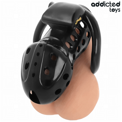 Gabbia per pene cava con catena 10,5 cm di Addicted Toys Locked, immagine 3