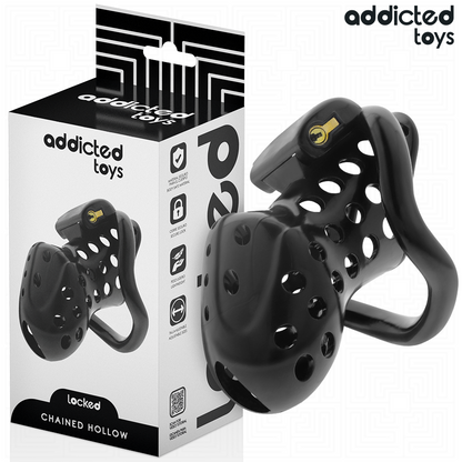 Gabbia per pene cava con catena 10,5 cm di Addicted Toys Locked