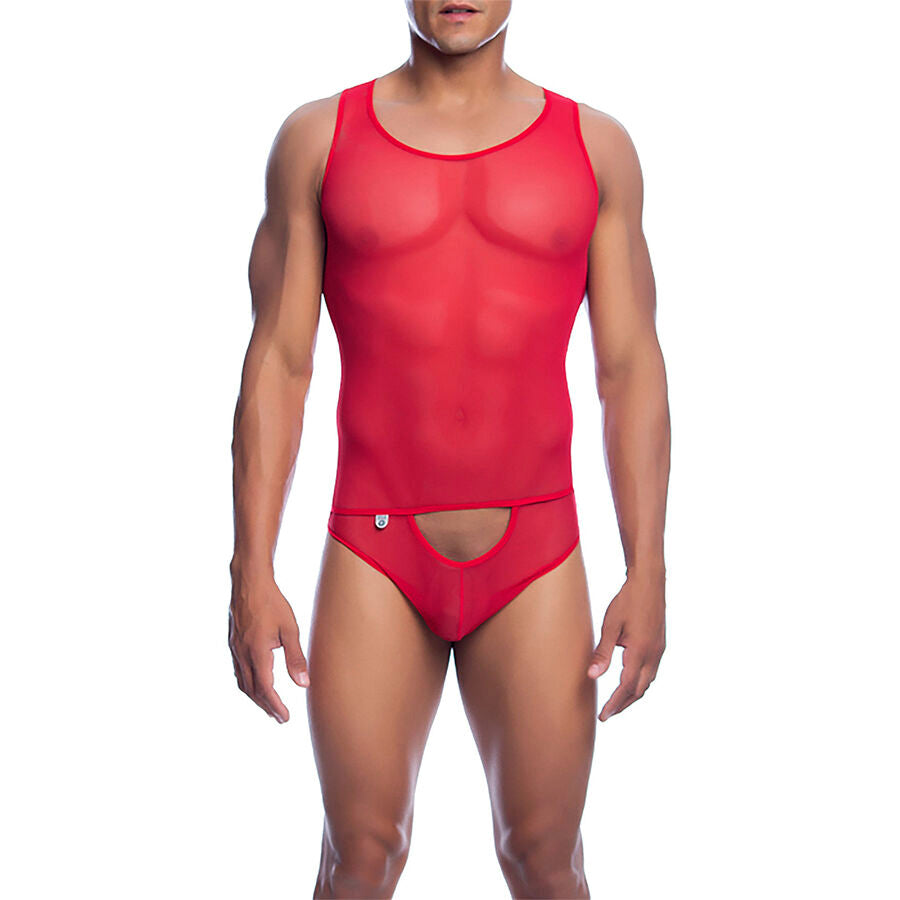Bodysheer rosso trasparente taglia L/XL di MOB