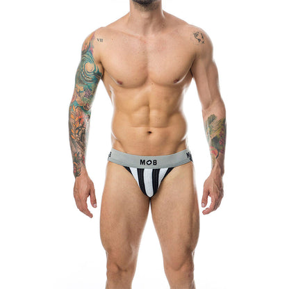 Jock bianco a righe classiche taglia S di MOB